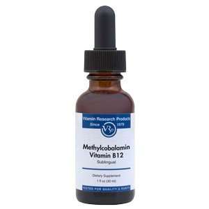 Vitamin) B12, Methylcobalamin Sublingual Liquid   30 ml 1 fl oz