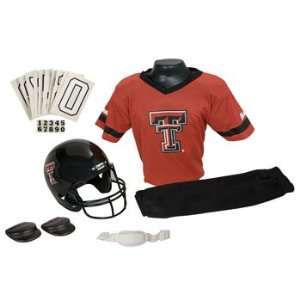  Texas Tech Red Raiders Football Deluxe Uniform Set   Size 