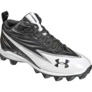   Hammer III Blk/Wht Molded Football Cleat   Size 11.5   Molded Cleats
