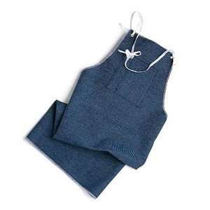 Blue Jean Denim Bib Apron 28 x 36 NEW Work Shop  