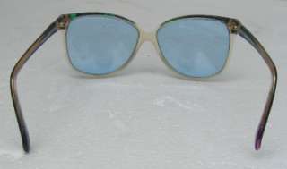 PUCCI VINTAGE OPAL TEAL TURQUOISE GREEN DESIGNER FRAMES  