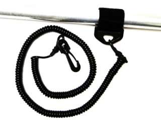 28 Inch Coiled Paddle Leash for Kayaks and Canoes. Stretches to 60 