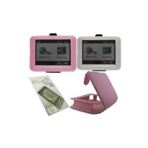  Skque Garmin 200 Series Pink / Clear Silicone Skin Case 