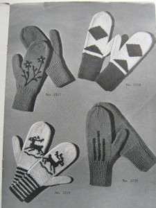 Vtg Laceys Socks Gloves 2 Needle Mittens Knit Patterns  