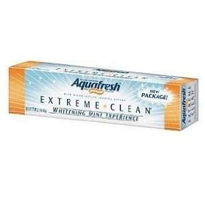 Aquafresh Extreme Clean Whitening Toothpaste, 7 ounce Tubes (Pack of 5 
