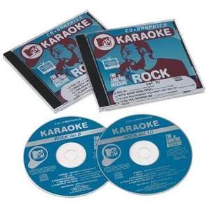  Karaoke MTV Rock Music CD+G 2 Pack CD Volume 9 & 10 Toys 