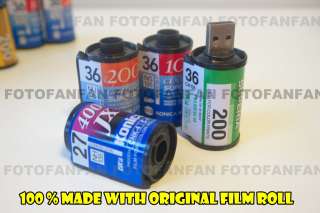 Film Roll 4G USB Flash Drive vintage Fuji Kodak 35mm  