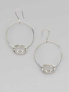 Gucci   Sterling Silver Britt Hoop Earrings