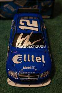 Ryan Newman Autographed COT Signed Alltel 1/24 #12 #39  