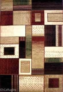 5x8 Area Rug Abstract Contemporary Modern Design Squares New  
