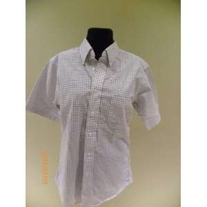 Bill Blass menwear oxford short sleeves top size 15
