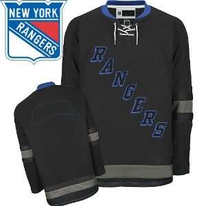  New York Rangers Black Ice Jersey Blank Hockey Jersey 