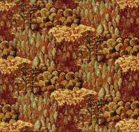 FOLIAGE~Woods~LANDSCAPE~Tree Scene~FABRIC~Brown/Tan~FQ  