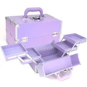  Travel Cosmetic Case (Purple) (12H x 7.5W x 6.75D 