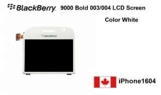White BlackBerry BB Bold 9000 LCD Display Screen + Touch Digitizer 003 