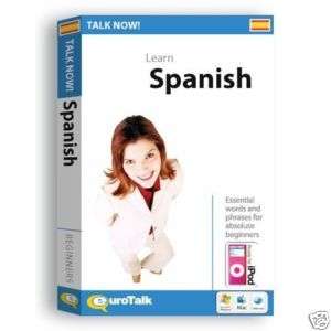 Talk Now Learn Spanish Language Tutor Software & Audio  