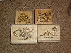 Stampin Up mini construction workers dump truck boys at work men 