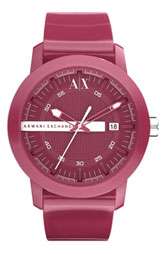 AX Armani Exchange Rubber Strap Watch $100.00