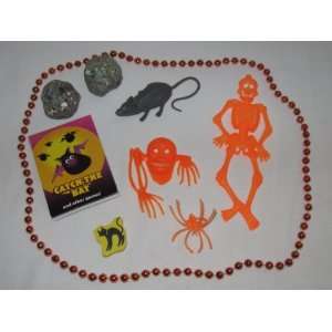  Assortment of Halloween Ornaments, Necklace, & Other 