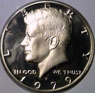 1979 S PROOF John F. Kennedy Half Dollar DEEP CAMEO  