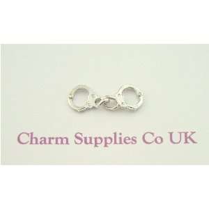 Handcuff Charm   Silver Plated   Hen Night   Police  