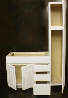   Whte Maple Bathroom Vanity Sink Base Cabinet 57 Granite Tops In StocK