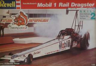 Revell Tom McEwens the Mongoose Mobil 1 Rail Dragster Model Kit 