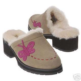 NIB UGG Girls Sand FLUTTER Clogs Shoes Butterfly 13  