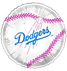 Los Angeles Dodgers Baseball Balloon 10 Pack  
