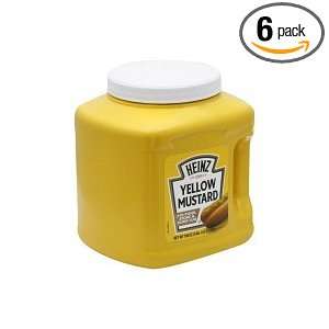 Heinz #10 Jug, Yellow Mustard, 104 Ounce (Pack of 6)  