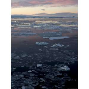 Pack Ice and Iceberg, Antarctic Peninsula, Weddell Sea, Antarctica 