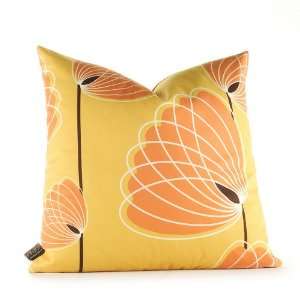  Inhabit Lotus Graphic Pillow   in Sunflower and Sunshine 
