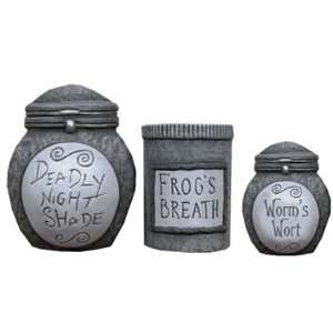   Nightmare Before Christmas Ceramic Storage Jars set of 3 Toys & Games