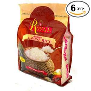 Kusha, Inc. Royal Jasmine, Brown Jasmine Rice, Poly, 32 Ounce Bags 