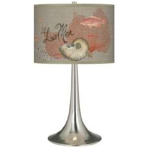 La Mer Seafan Trumpet Table Lamp