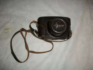 Vintage Petri E B N 35mm Camera w/ Instructions, Leather Case and 