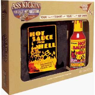 Hot Sauce From Hell T Shirt Gift Set (extra large)   Your favorite hot 