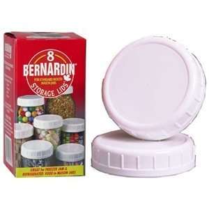 Bernardin Mason Jar Caps   Plastic   Standard 