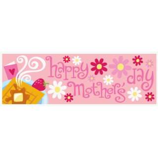  Happy Mothers Day   Jumbo Paper Banner   57x19 Office 