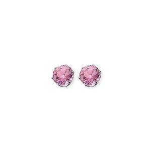  Bay Studio Pink CZ Stud Earrings Jewelry