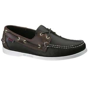  Mens Sebago Spinnaker Black and Brown 