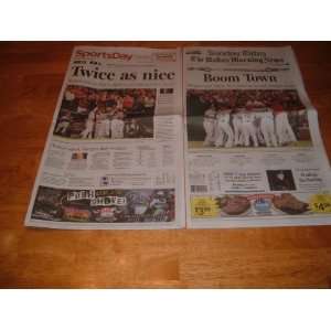   2nd Consecutive Trip To World Series Dallas Morning News Sunday