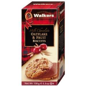  Walkers Milk Choc Oatflake & Fruit Cookies 5.3 oz Health 