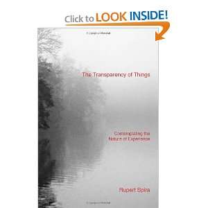    The Transparency of Things [Paperback] Rupert Spira Books