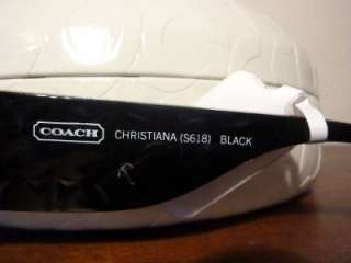   Black Silver Sunglasses Ladies Christiana S618 Case Cloth New  