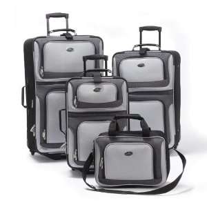  New Yorker 4 Piece Luggage Set; COLOR GRAY; SIZE ONSZ 