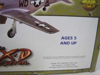   XD 1/18 P 51 P 51D MUSTANG BUD ANDERSON OLD CROW AIRPLANE MODEL  