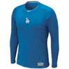 Nike MLB Dri Fit Pro Combat L/S Top   Mens   Dodgers   Blue / Blue