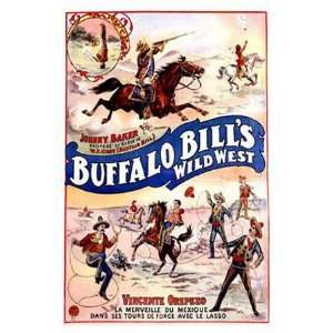 Buffalo Bills Wild West, Johnny Baker and Vincente Orepezo Giclee 