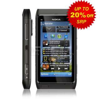 Brand New SIM Free Factory Unlocked Nokia N8 Mobile Phone   Black